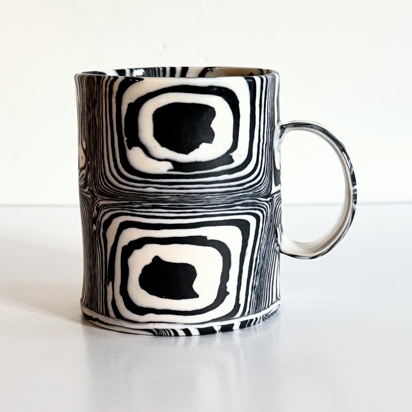 Black and White Circle Mug