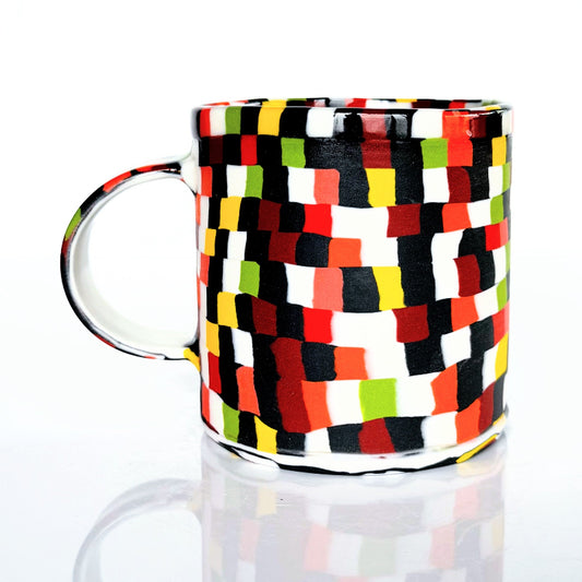 Nerikomi Mug - Checkered