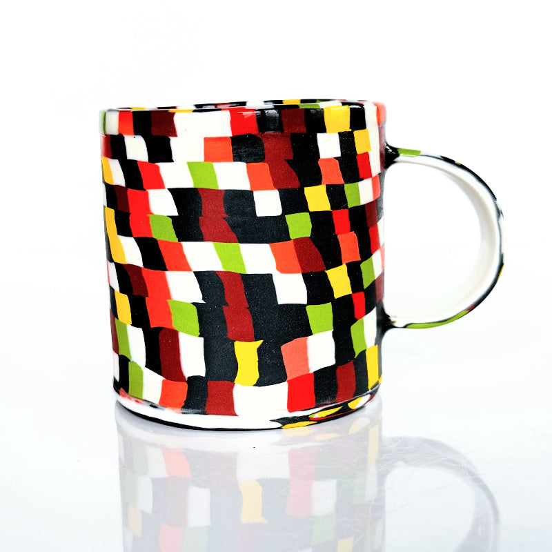 Nerikomi Mug - Checkered