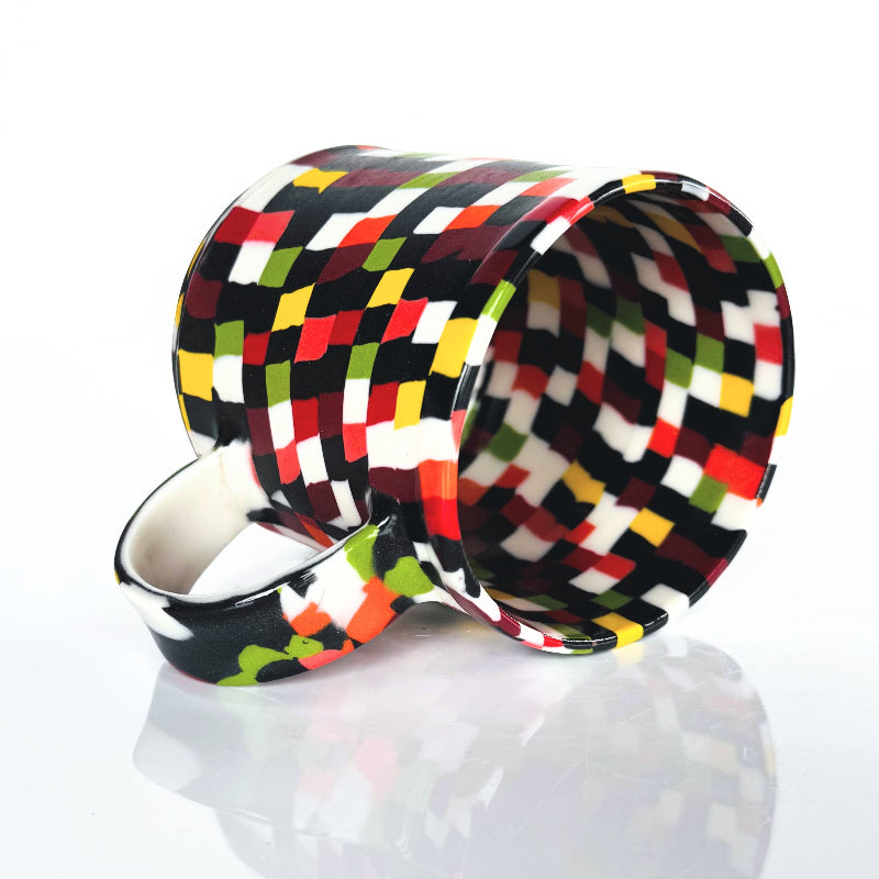 Nerikomi Mug - Checkered