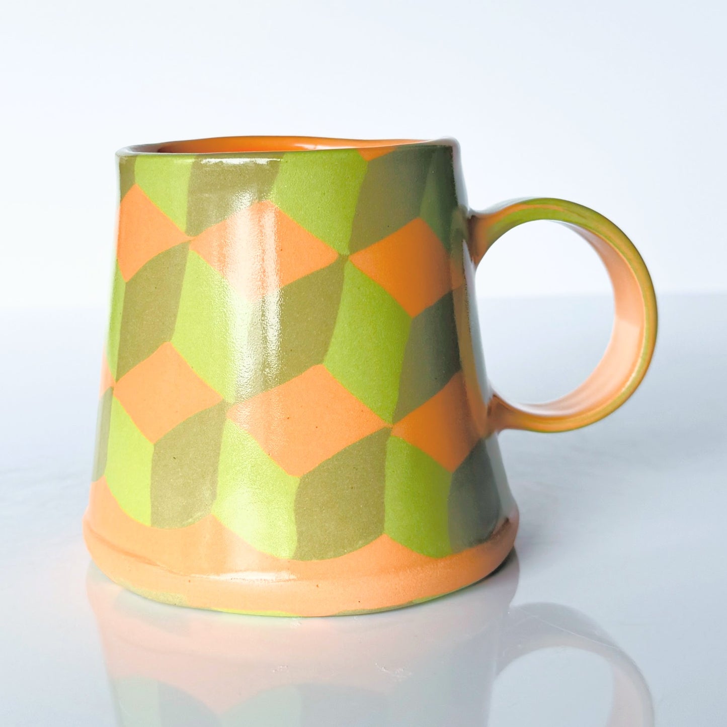 Cube Nerikomi Mug