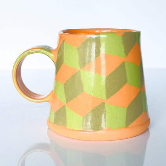 Cube Nerikomi Mug
