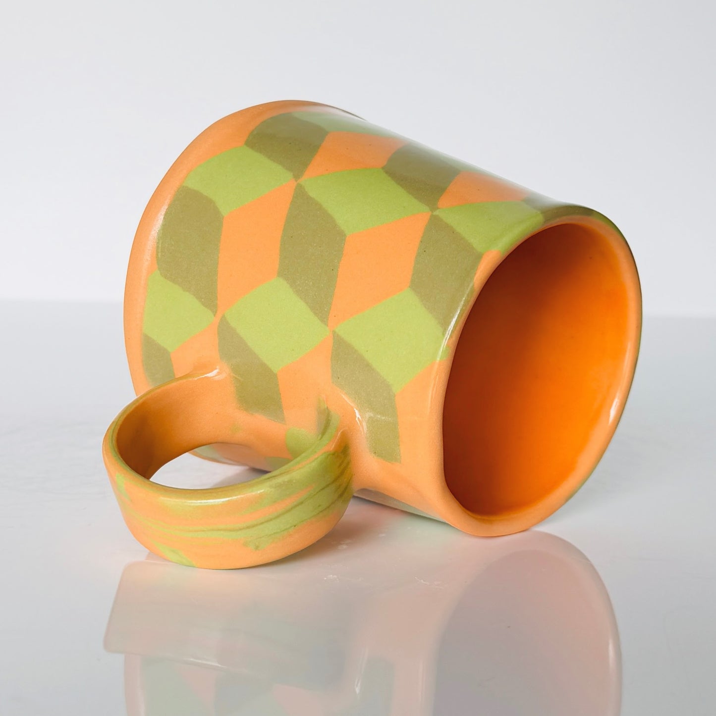 Cube Nerikomi Mug