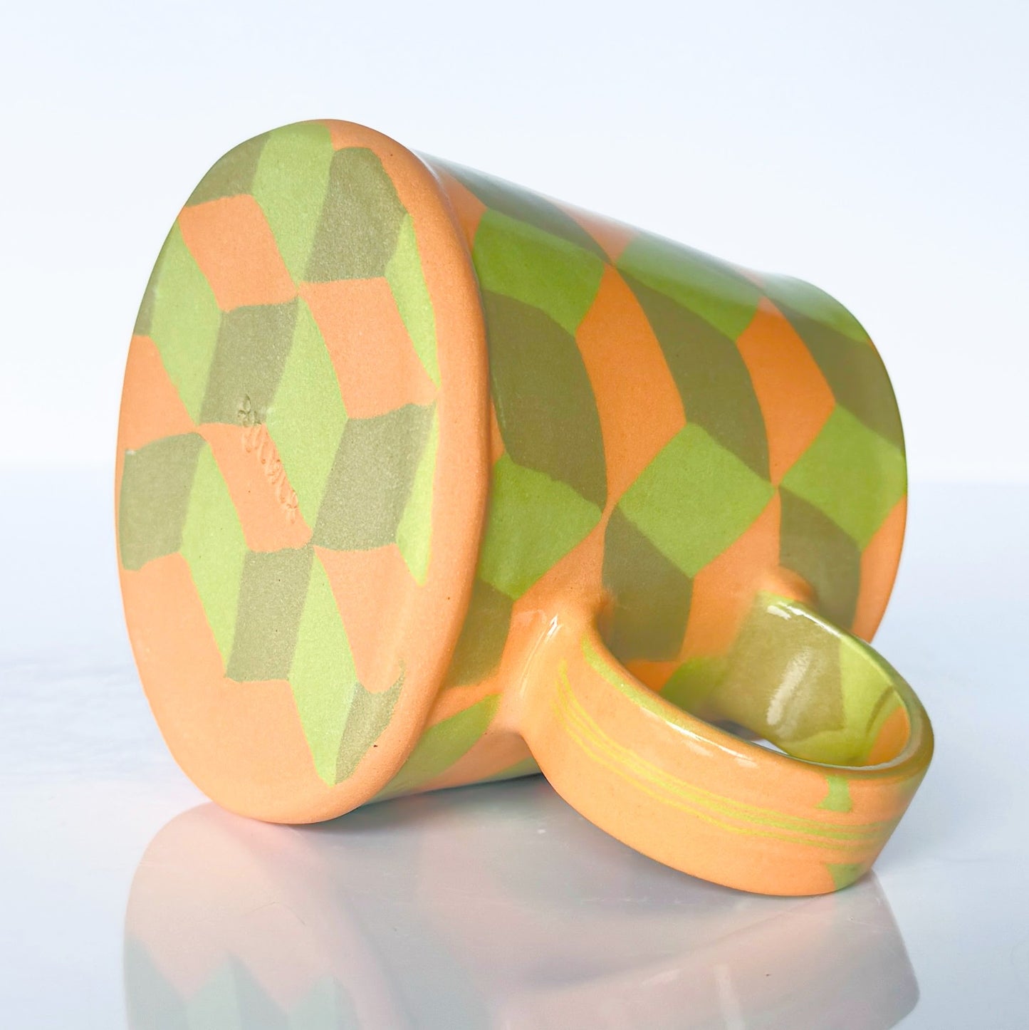 Cube Nerikomi Mug