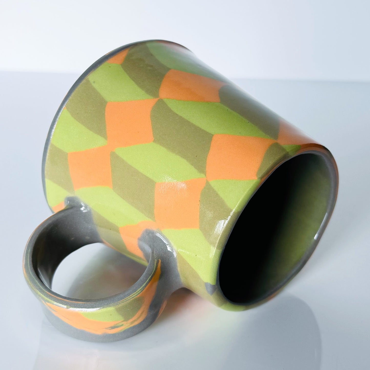 Cube Nerikomi Mug
