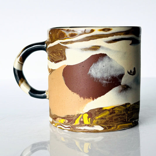 Brown Nerikomi Mug