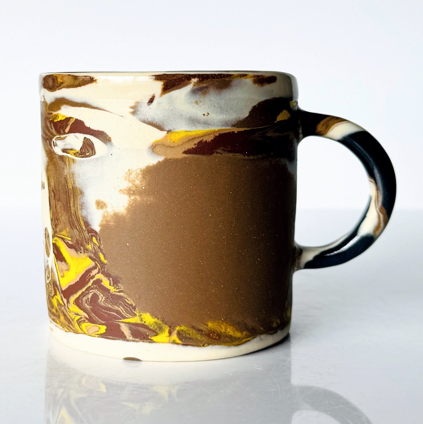 Brown Nerikomi Mug