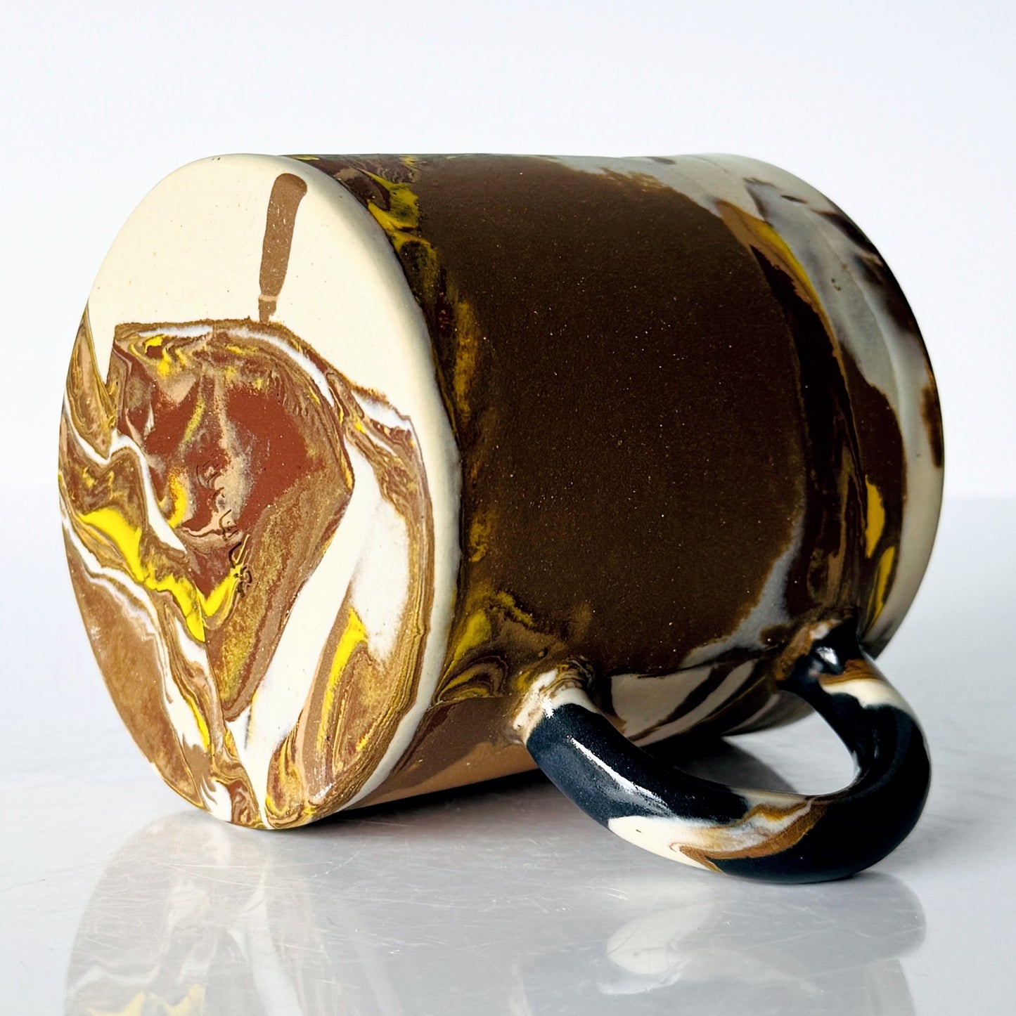 Brown Nerikomi Mug