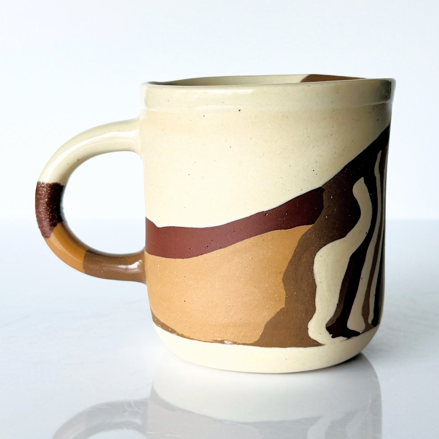 Brown Mountain Nerikomi Mug