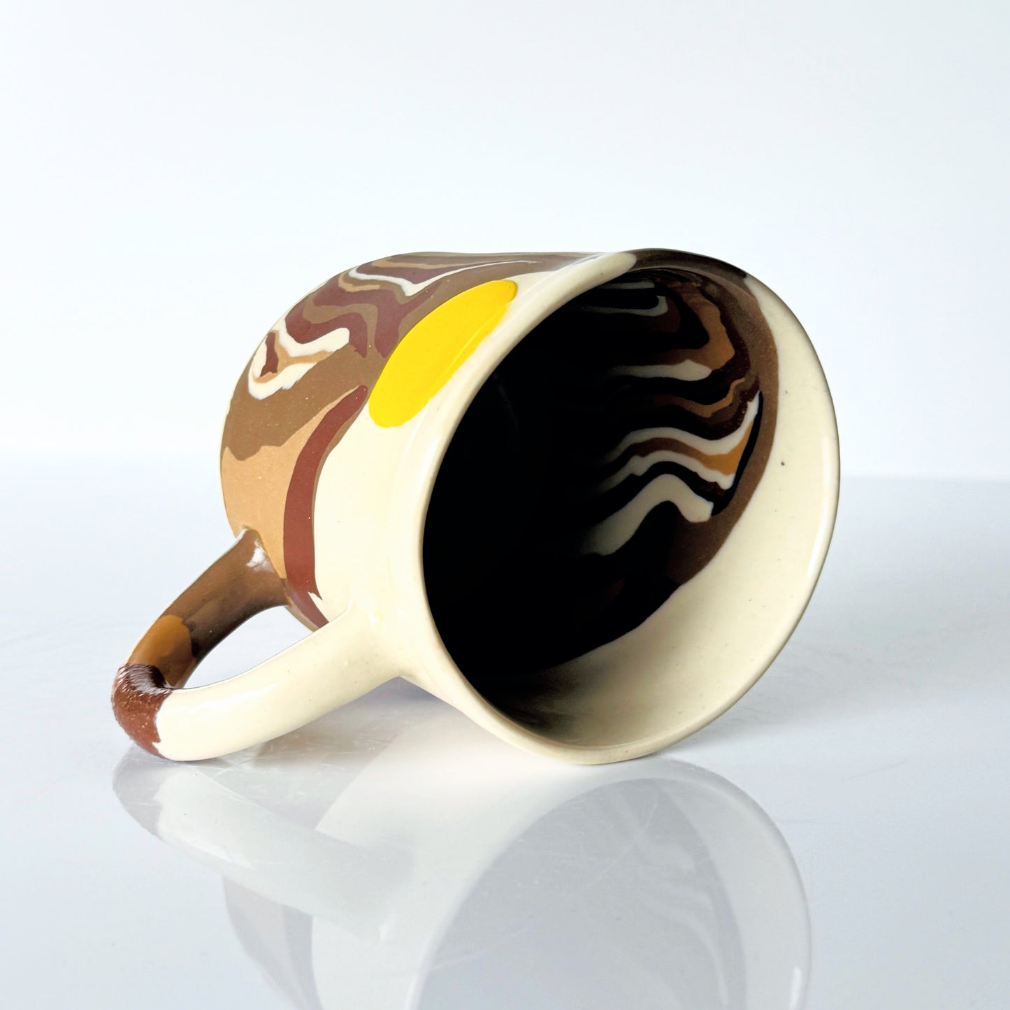Brown Mountain Nerikomi Mug