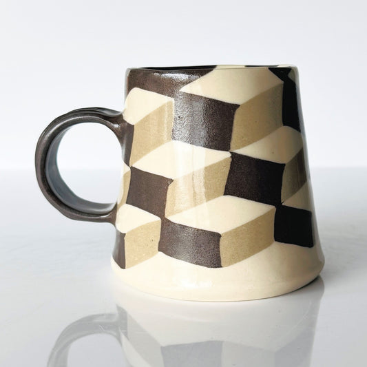 Cube Nerikomi Mug