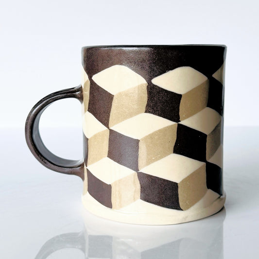 Cube Nerikomi Mug