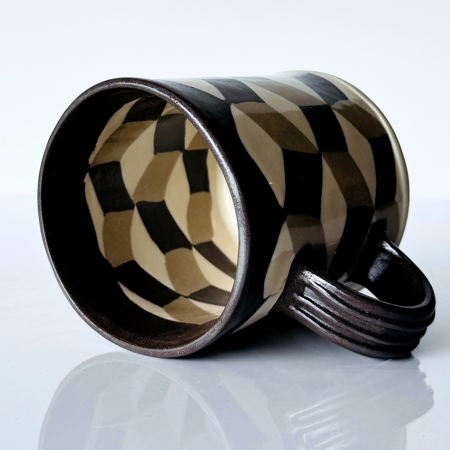 Cube Nerikomi Mug