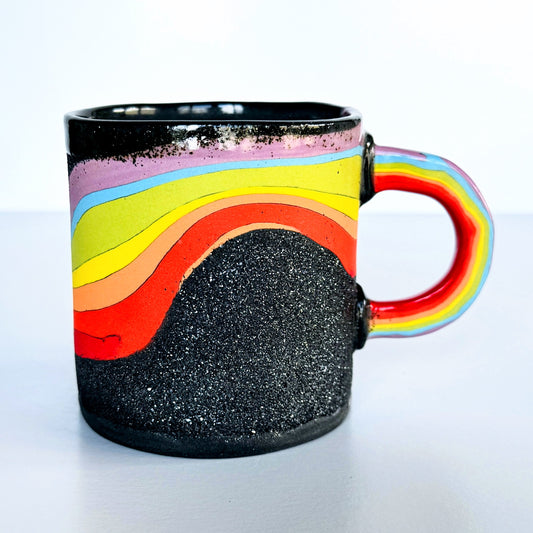 Glittery Rainbow Mug