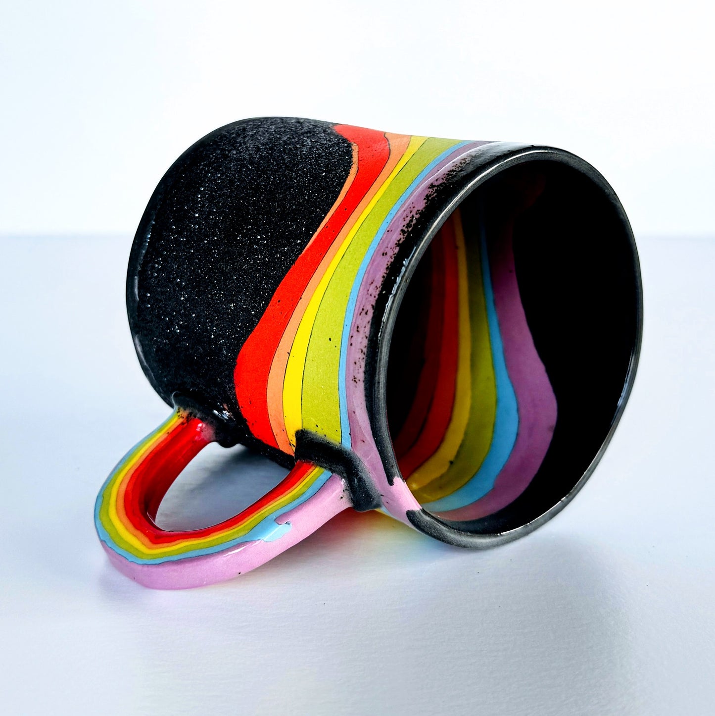 Glittery Rainbow Mug