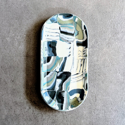 Nerikomi Sushi Plate