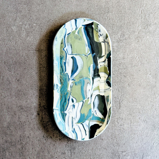 Nerikomi Sushi Plate