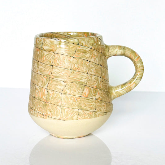 Patterned Nerikomi Stoneware Mug