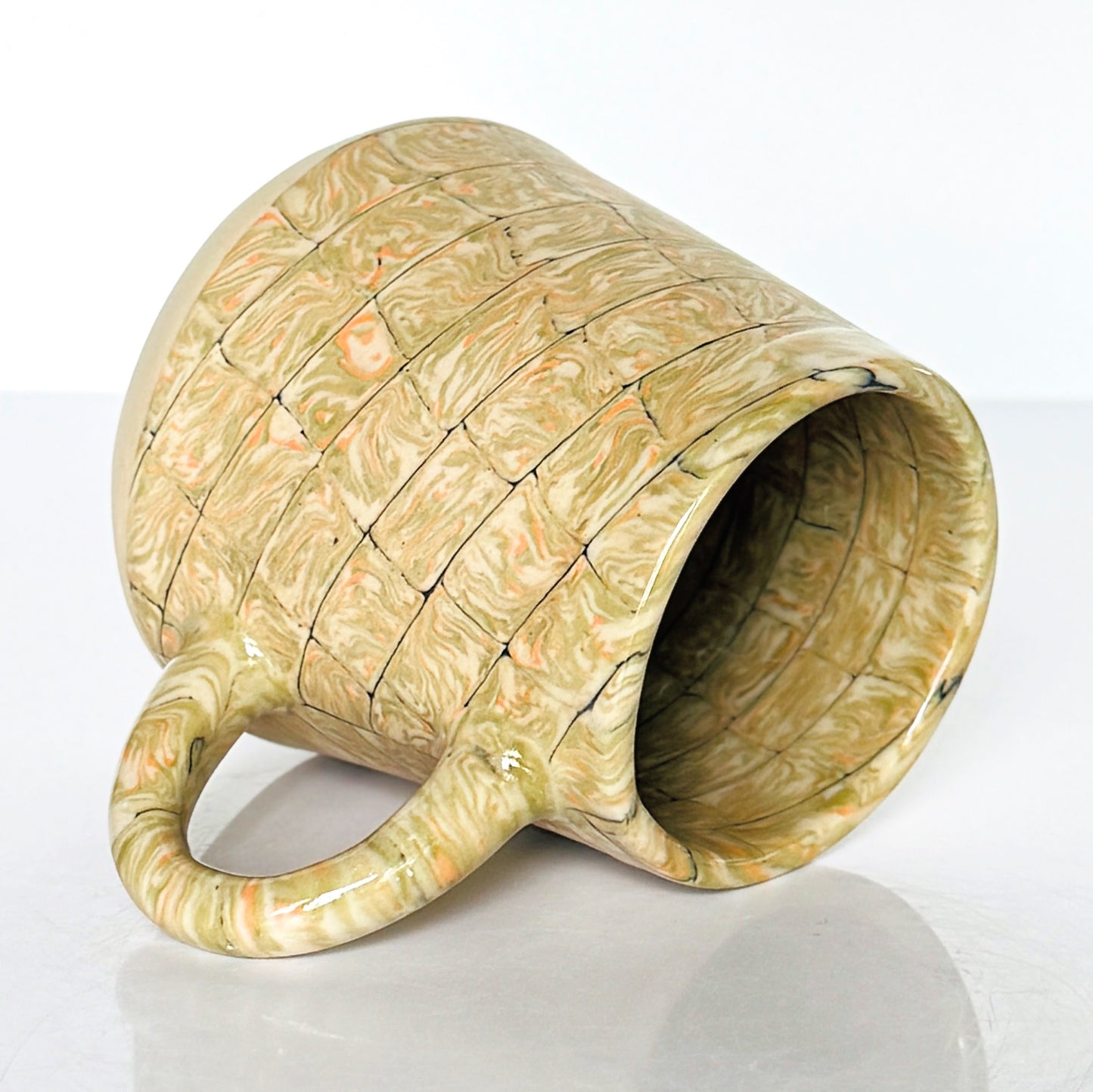 Patterned Nerikomi Stoneware Mug