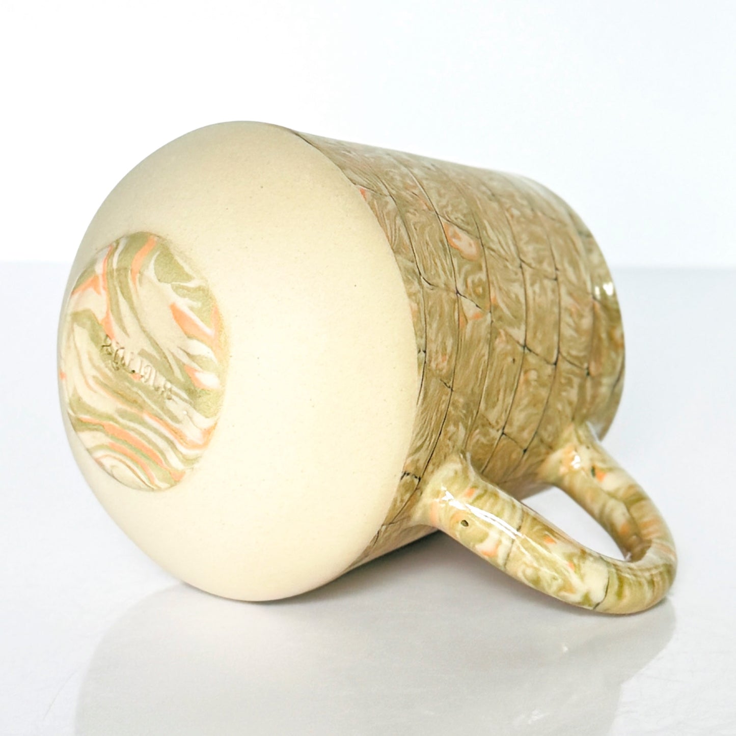 Patterned Nerikomi Stoneware Mug