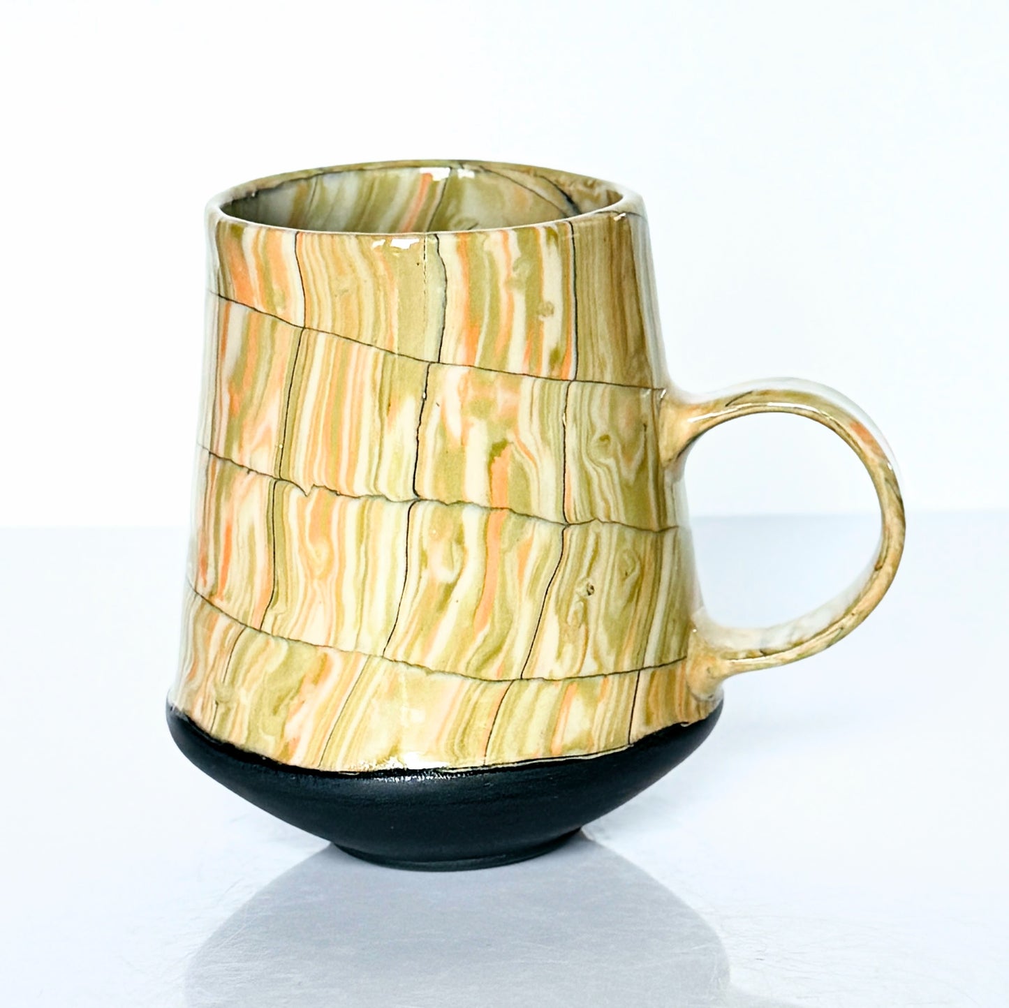 Patterned Nerikomi Stoneware Mug