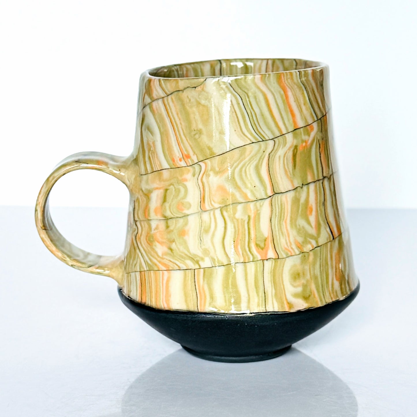 Patterned Nerikomi Stoneware Mug