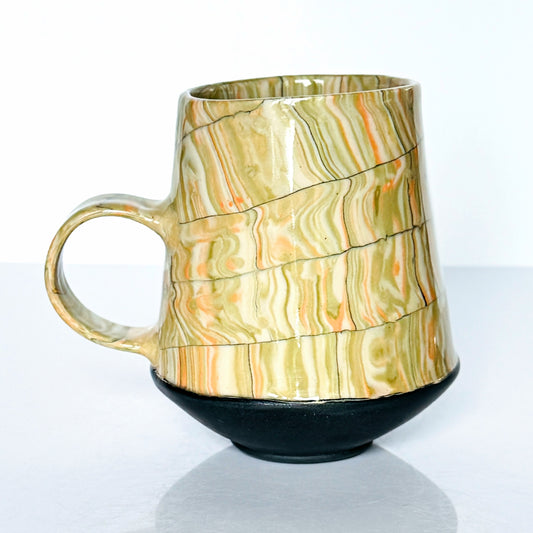 Patterned Nerikomi Stoneware Mug